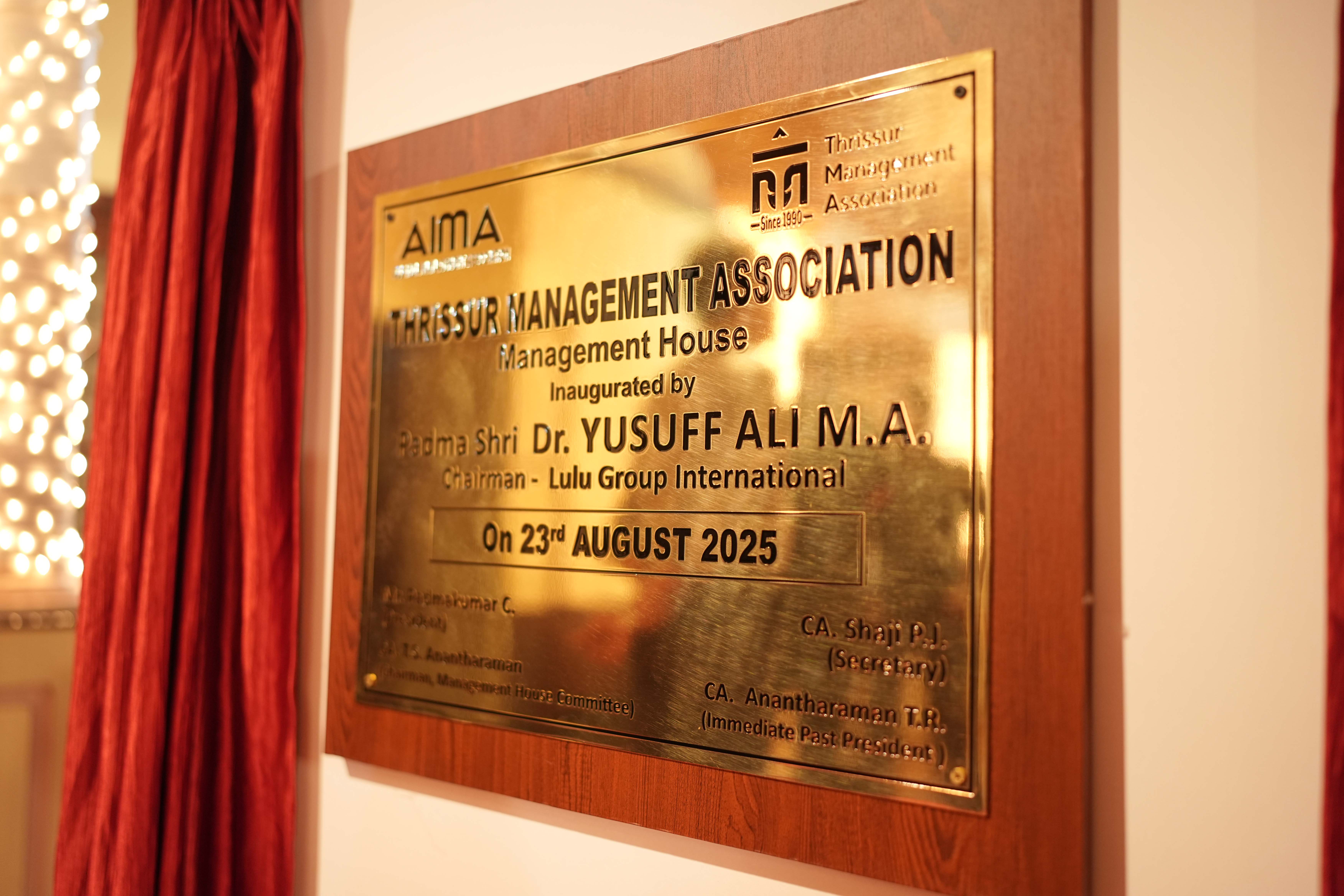 Management House Inauguration