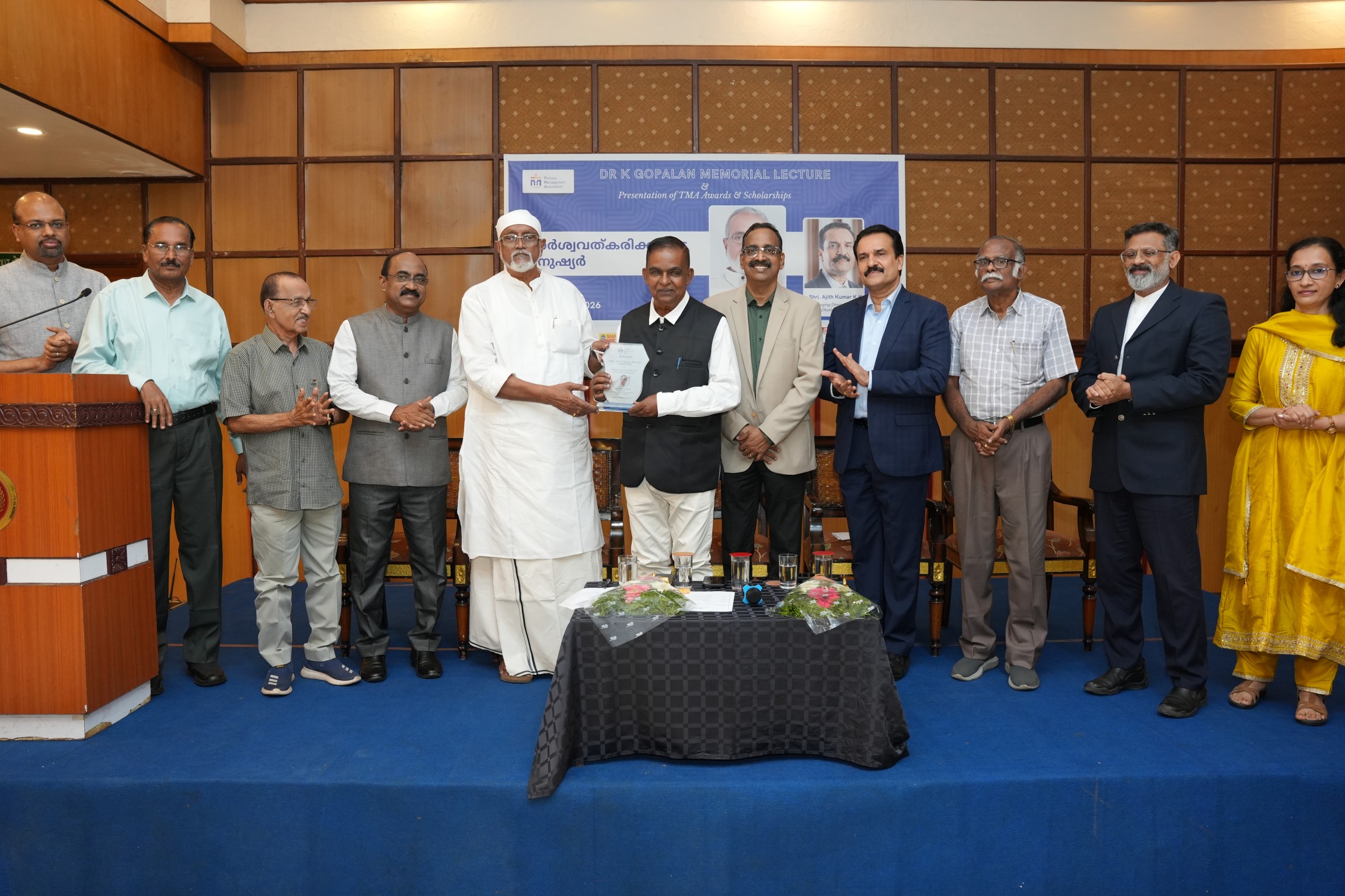 Dr. K. Gopalan Memorial Lecture & Presentation of TMA Awards