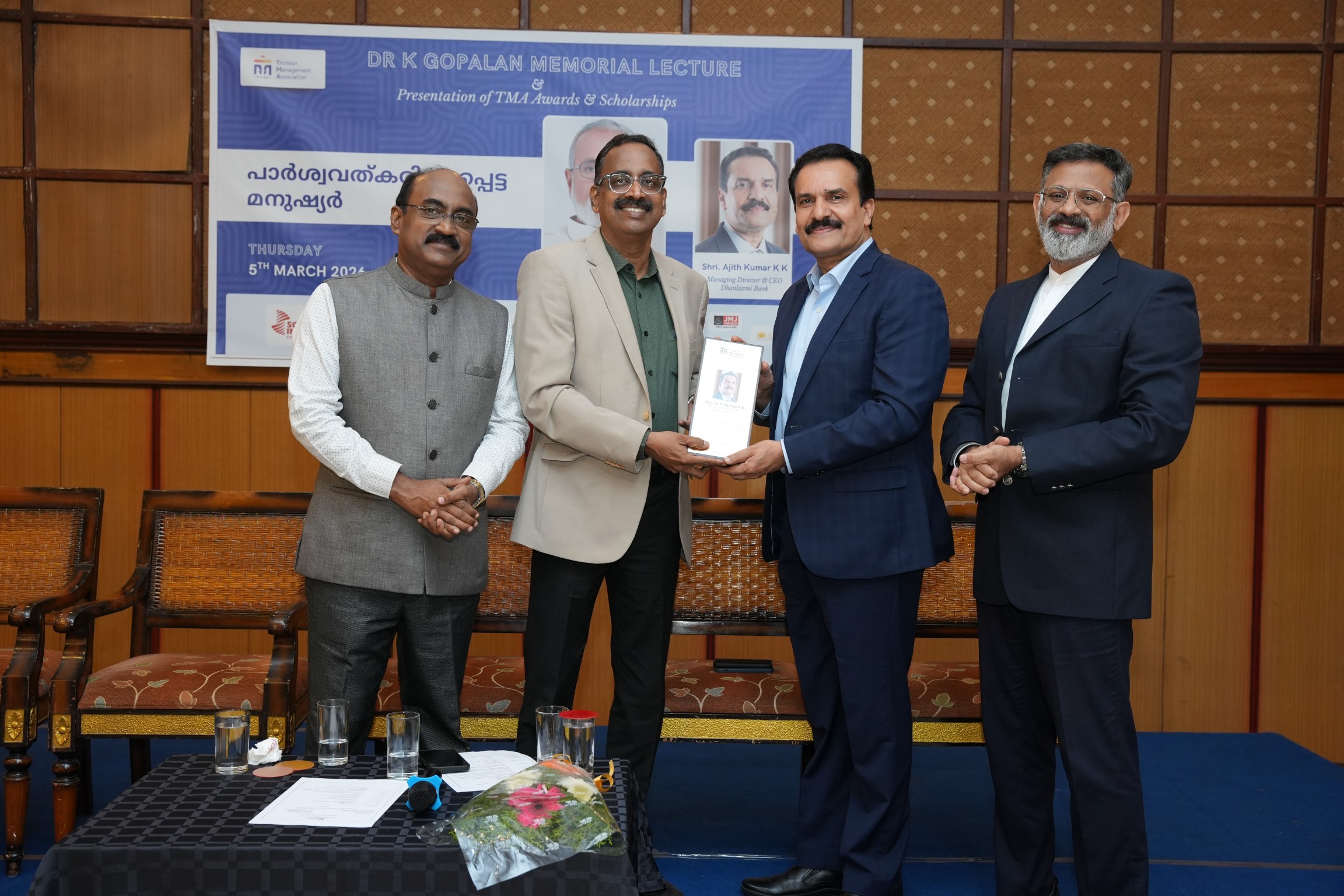 Dr. K. Gopalan Memorial Lecture & Presentation of TMA Awards