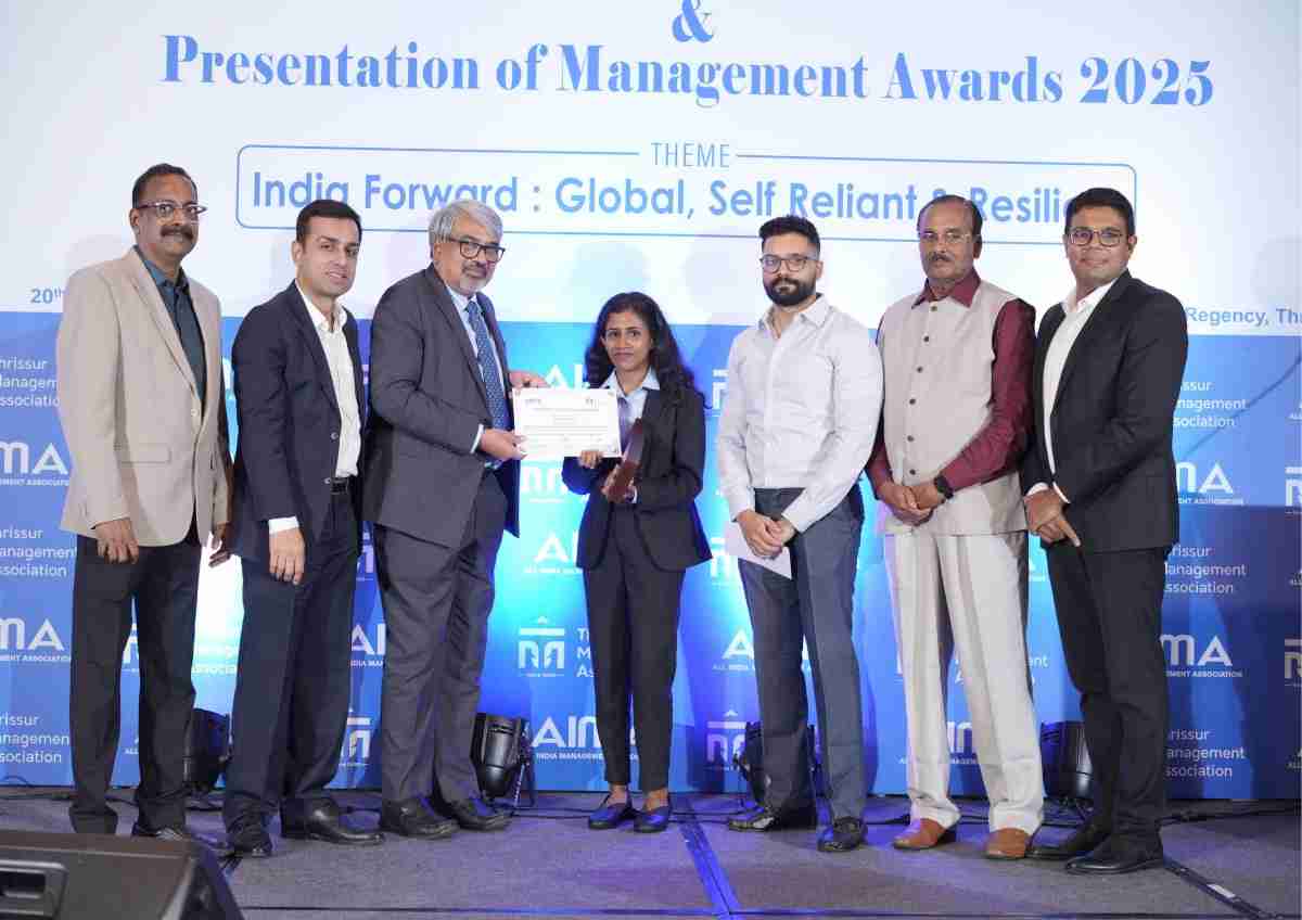 TMA T. R. Raghavan Memorial Best Management Student Award: Ms. Niveditha K. P.