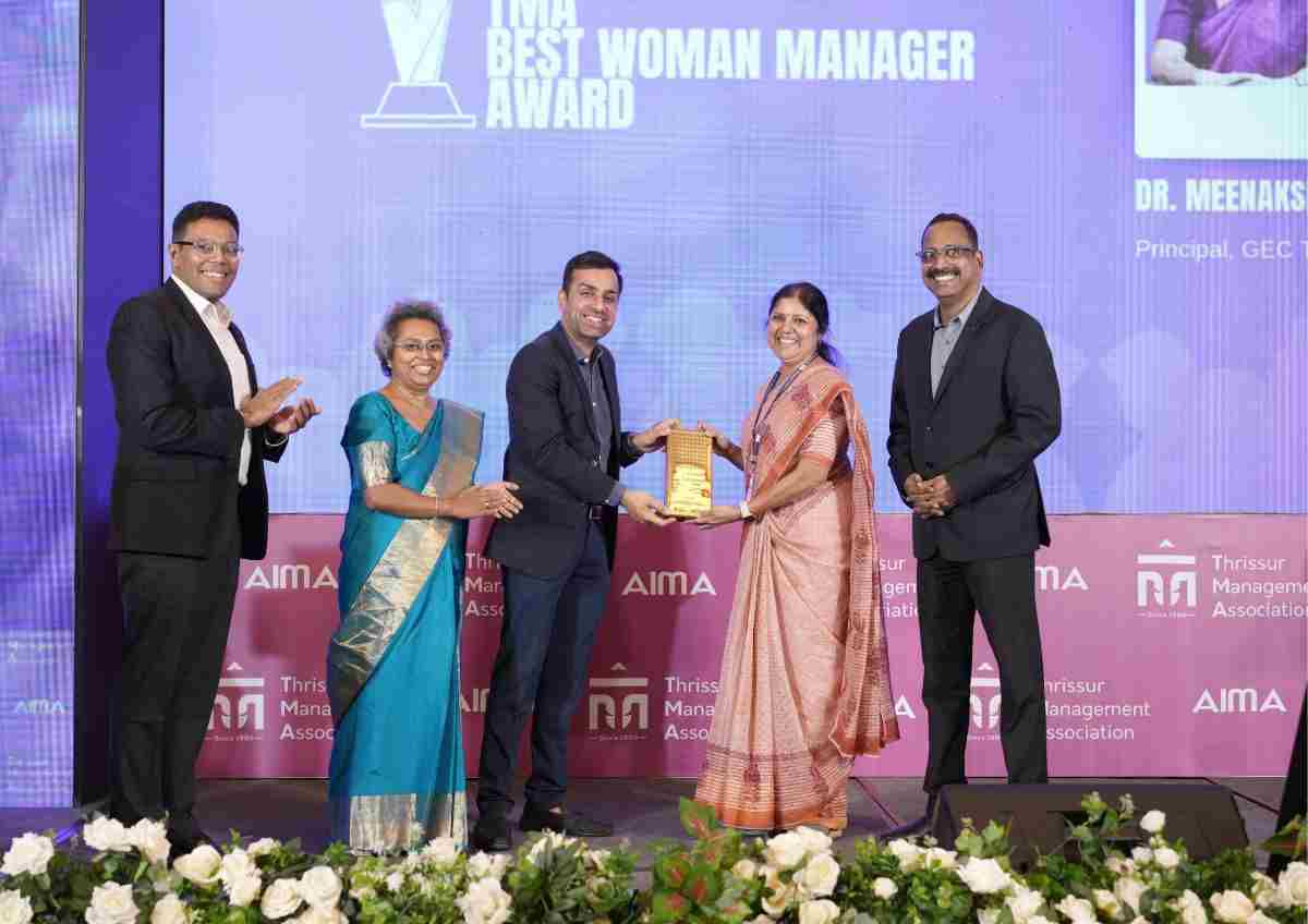 TMA Best Women Manager Award: Dr. Meenakshi K.