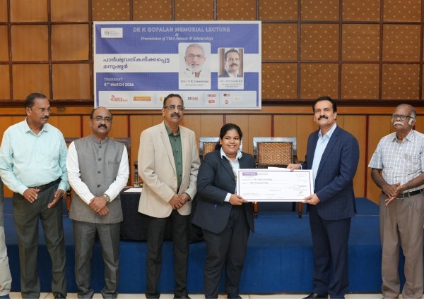 TMA Dhanalakshmi Scholarship : Ms. Hema Haridas 