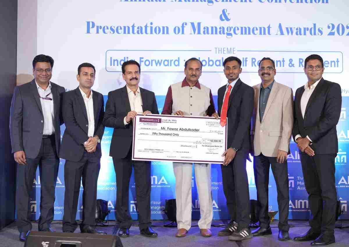 TMA Dhanalakshmi Scholarship: Mr. Fawaz Abdulkader
