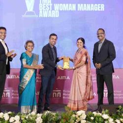 TMA Best Women Manager Award: Dr. Meenakshi K.
