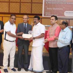 Mrs. Geetha Ravi Memorial Award for Best Mathematics Teacher in Thrissur District: Mr. Joby K. J.
