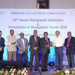 Mr. Madhu S Nair (Former CMD Cochin Shipyard)  : TMA Manappuram Group Lifetime Achievement Award