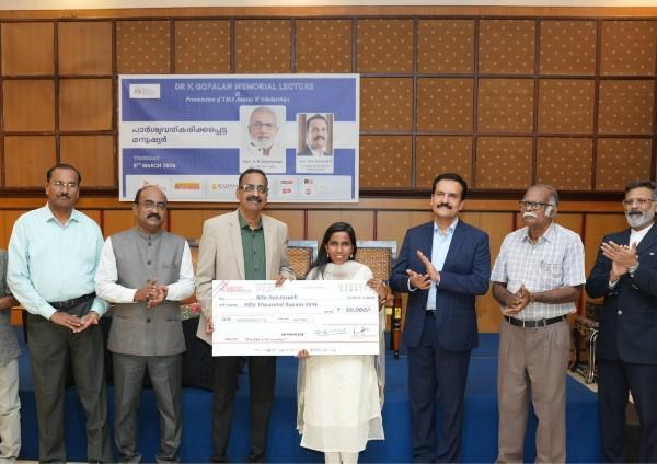  TMA Scholarship : Ms. Alfiya Jiya Joseph
